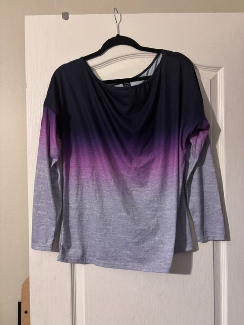 Women's Shein Long Sleeved Purple Shirt, SZ M